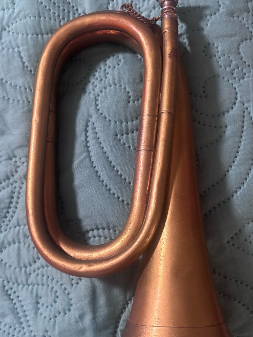 Copper Bugle Horn - Picture 3 of 4